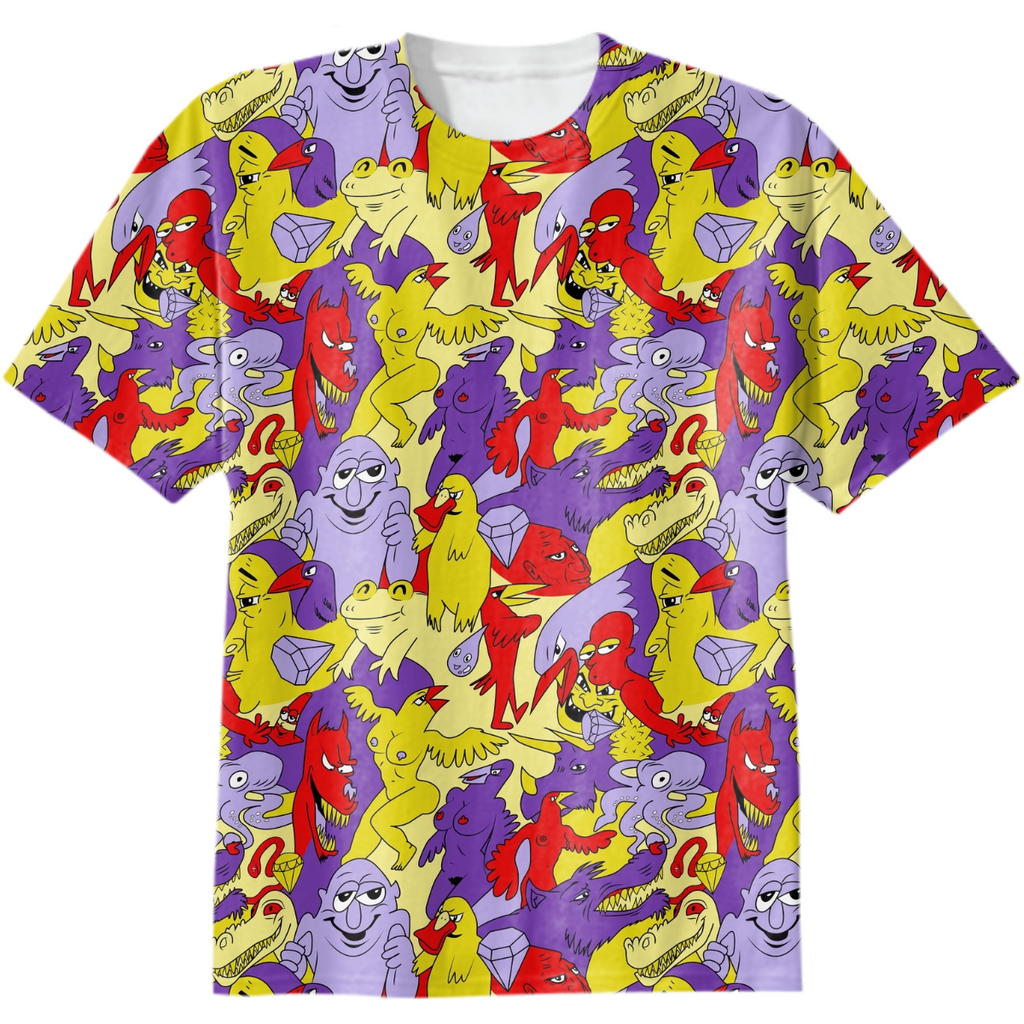 Bright Topless Bird Party