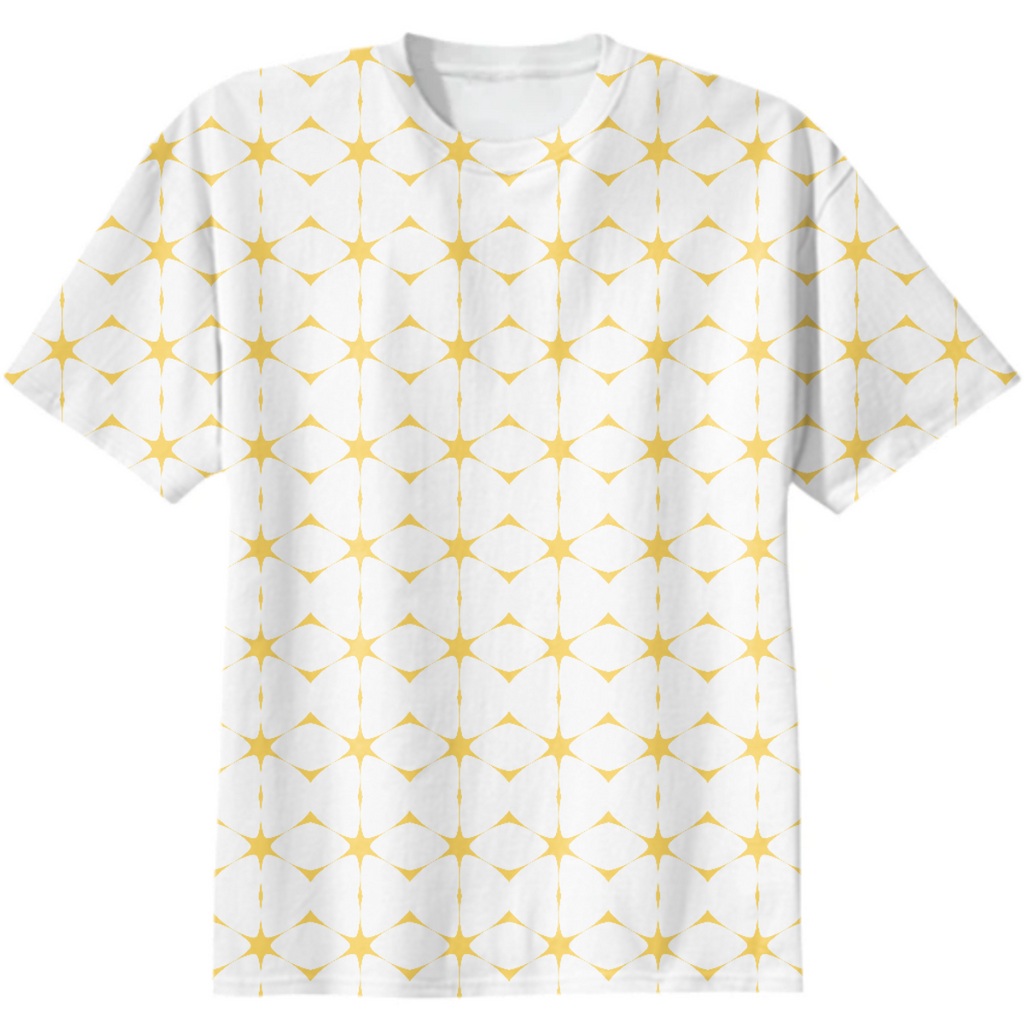 Yellow White Rounded Geometric