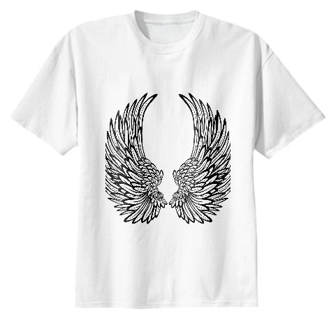feathers t shirt