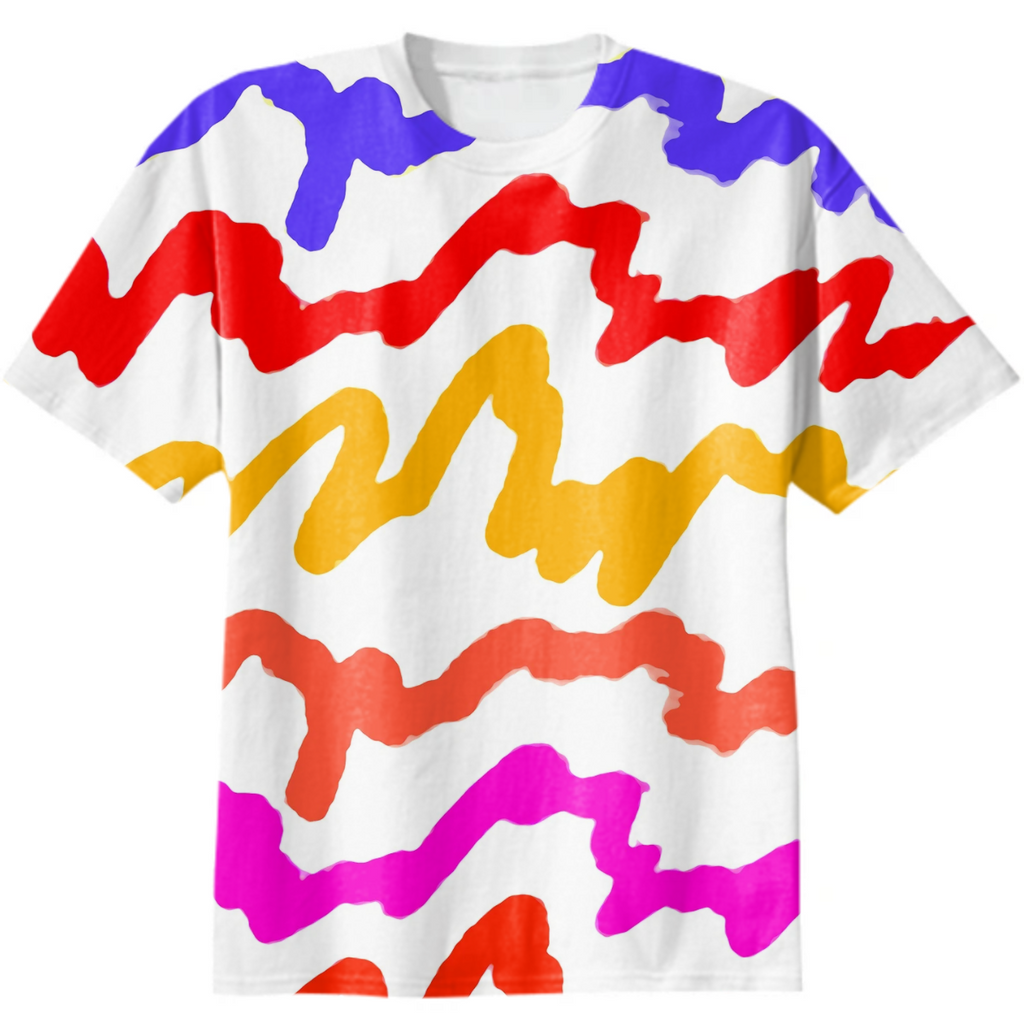 Multicolored Scribble Abstract Pattern