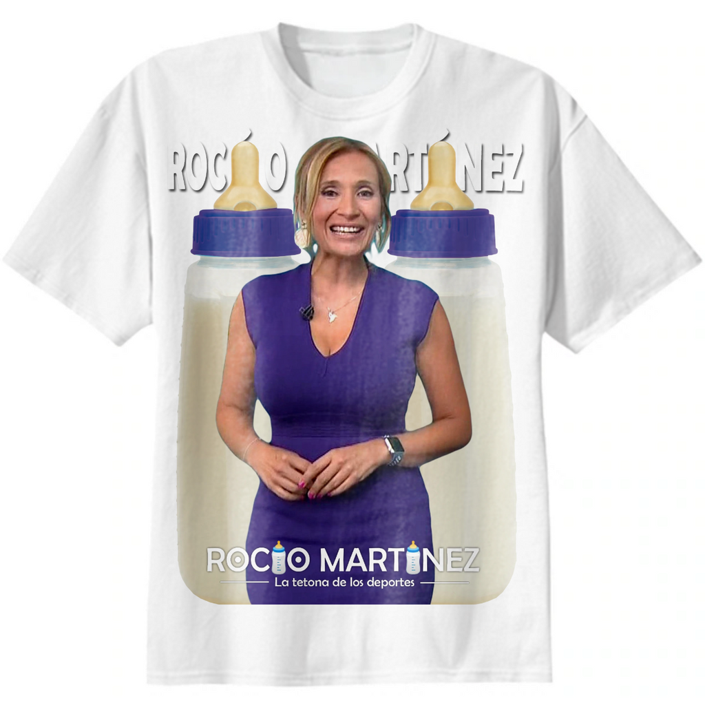 Rocio Martinez busty purple newscaster tshirt