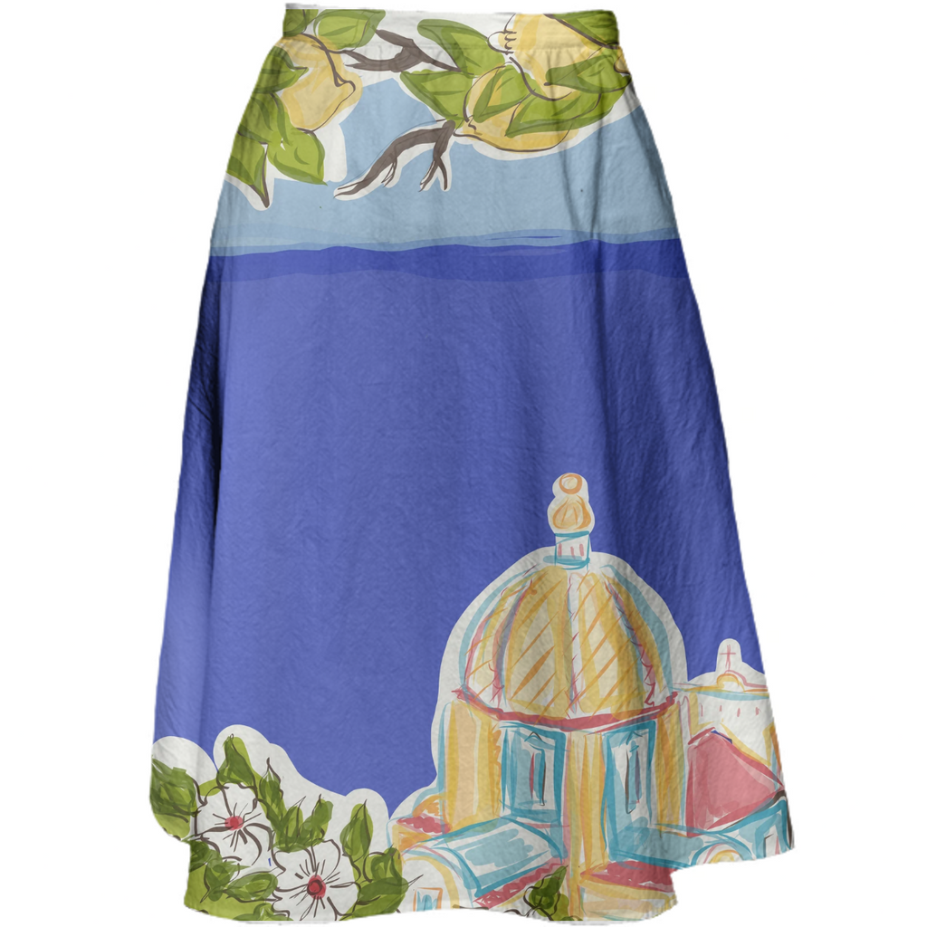 Blue Chiesa Amalfi Skirt