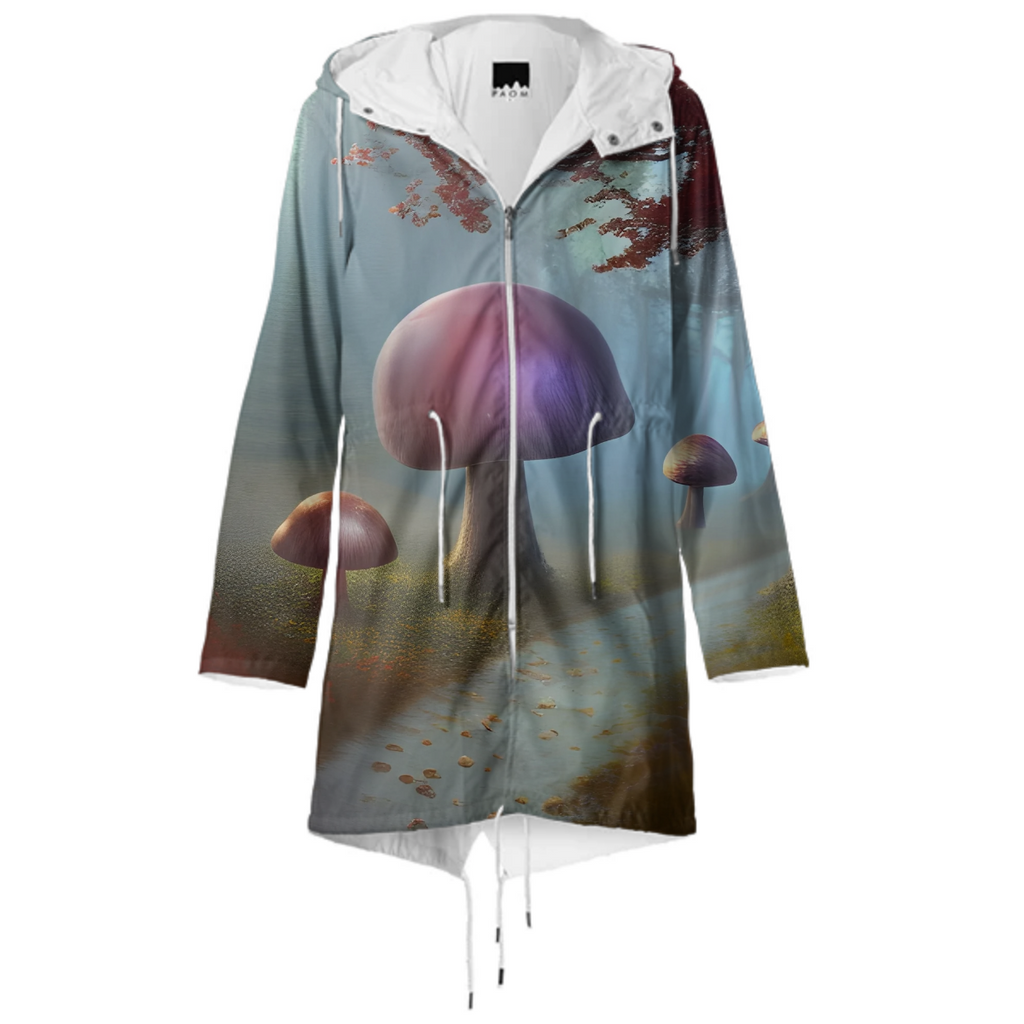 Enchanted Mushrooms Raincoat