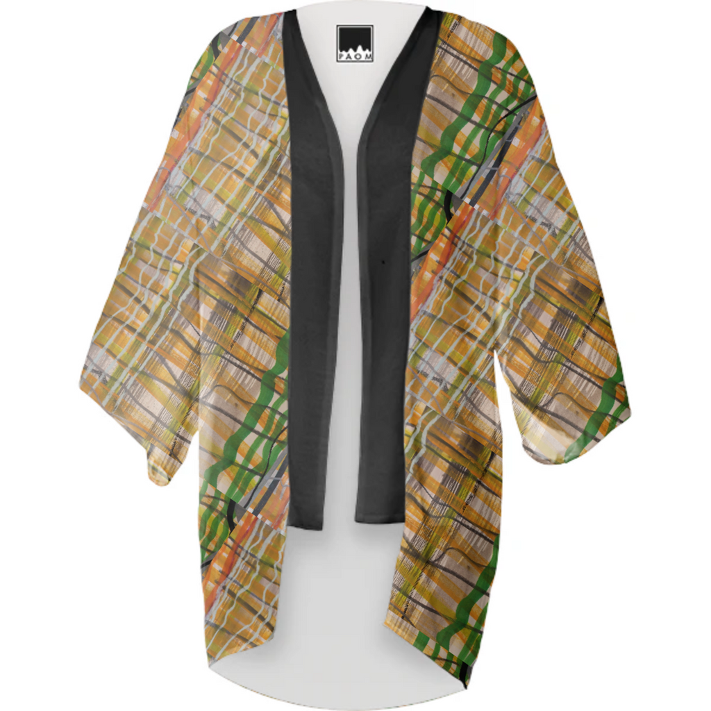 color lines kimono