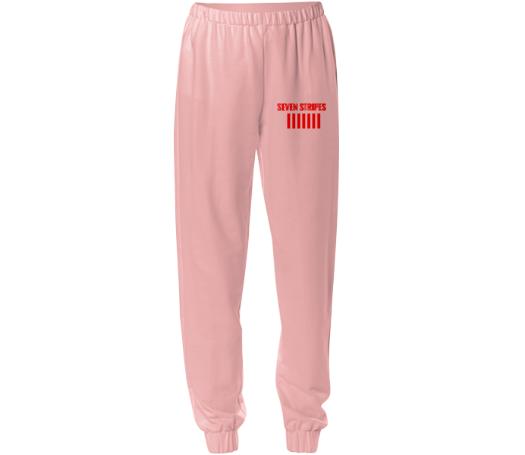 Seven Striped Joggers Pink