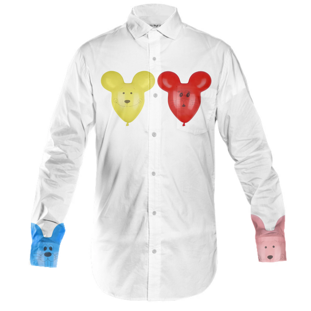 Swissy Mouse Button Down