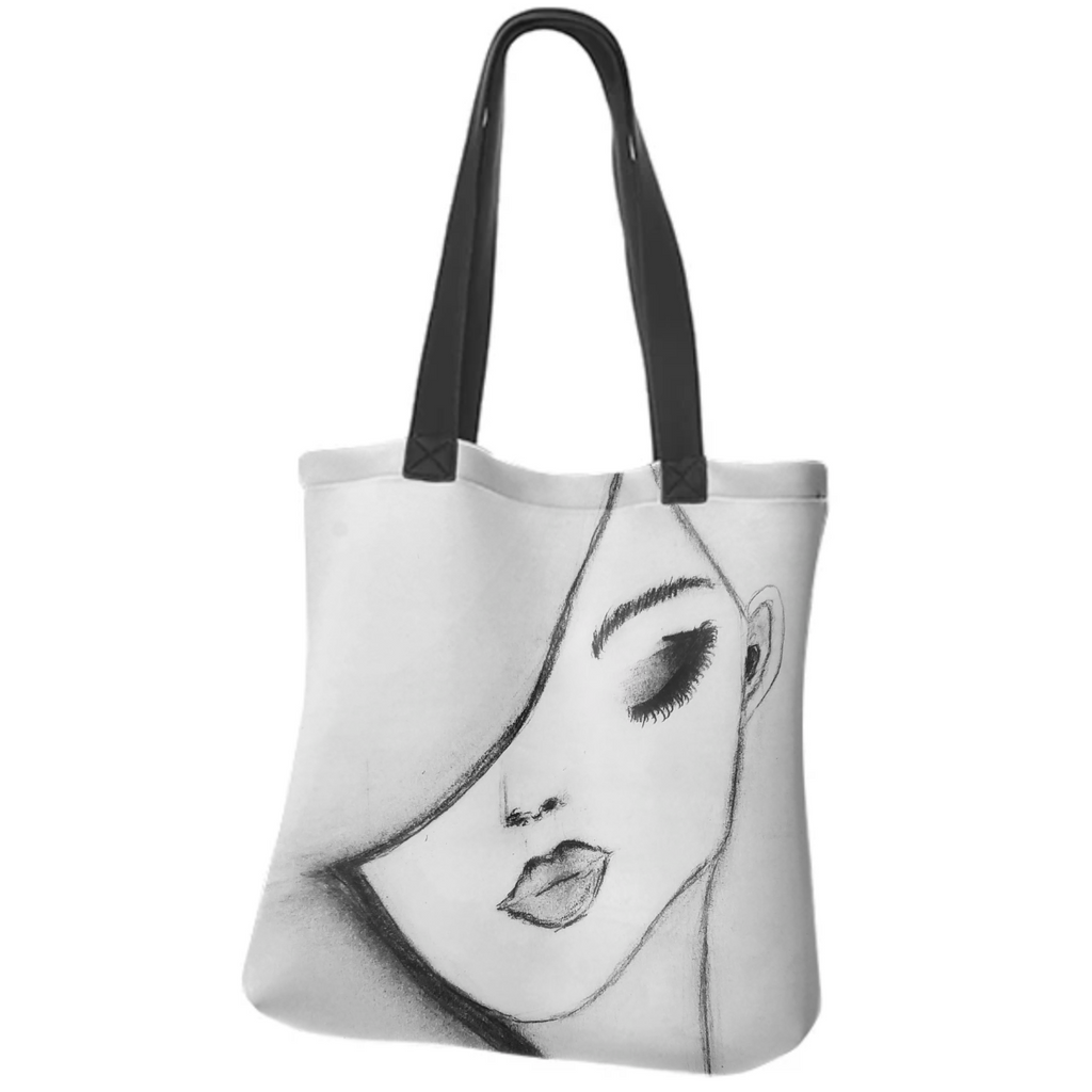 Woman's face tote