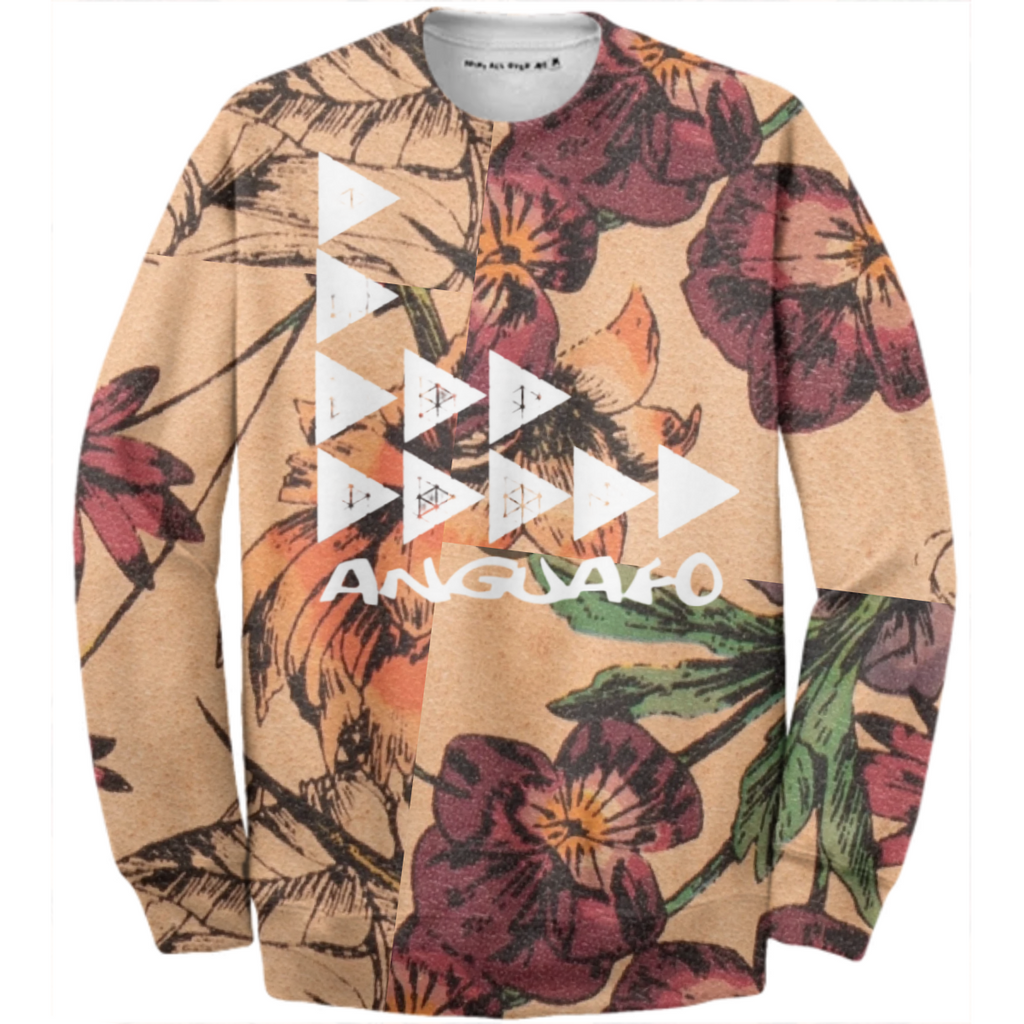 Anguafo 25 M Tongues flower bag sweater