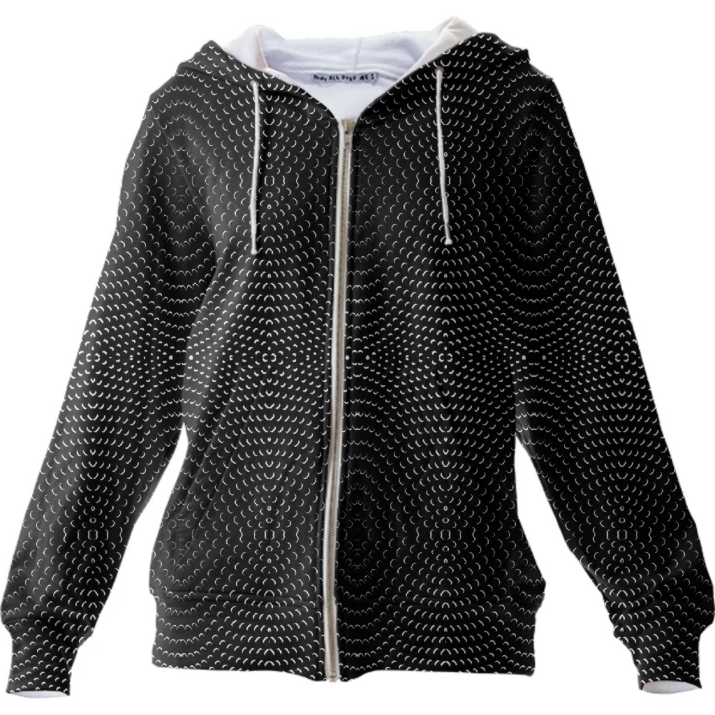 Black and White Kinetic Design Pattern