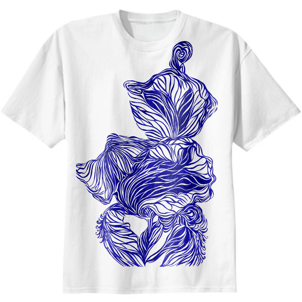 Ink pen graphics flowers