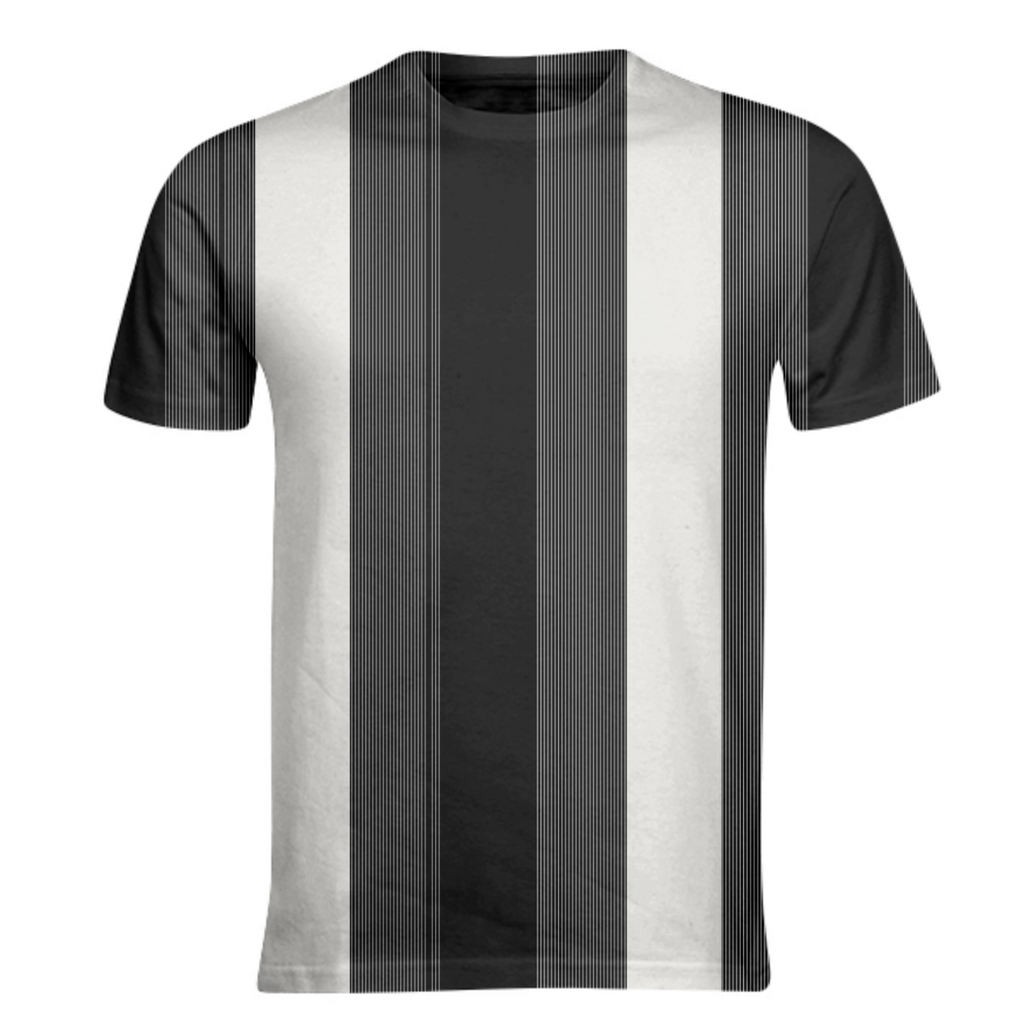 T-shirt basique Bandes Blanc/Noir