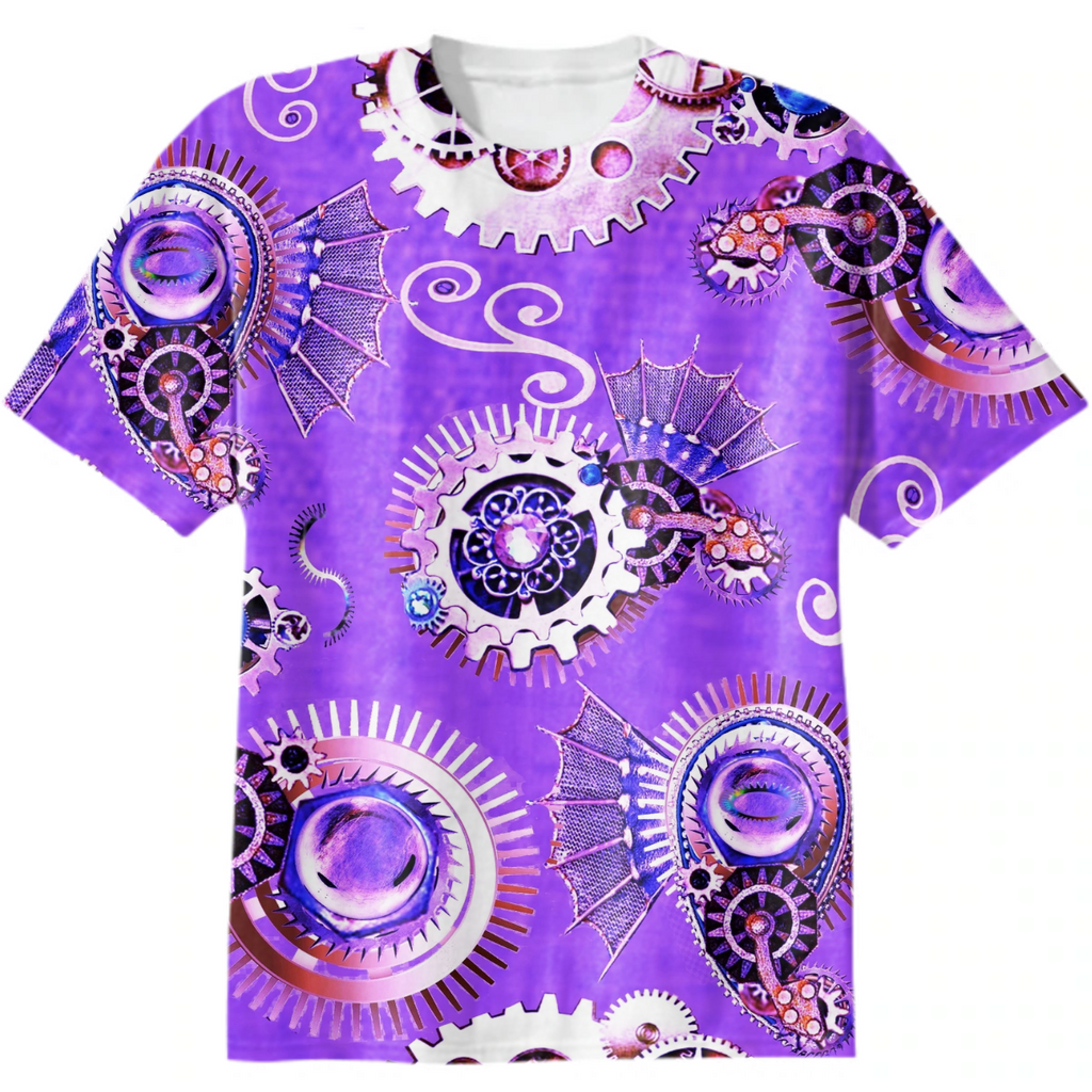 paisley, gears, lavender, steampunk, surrealism, monochrome, trend  year