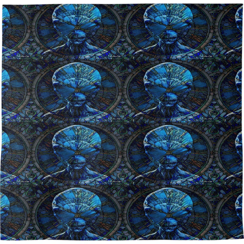 Ufo Alien Scifi Colorful Geometry Pattern
