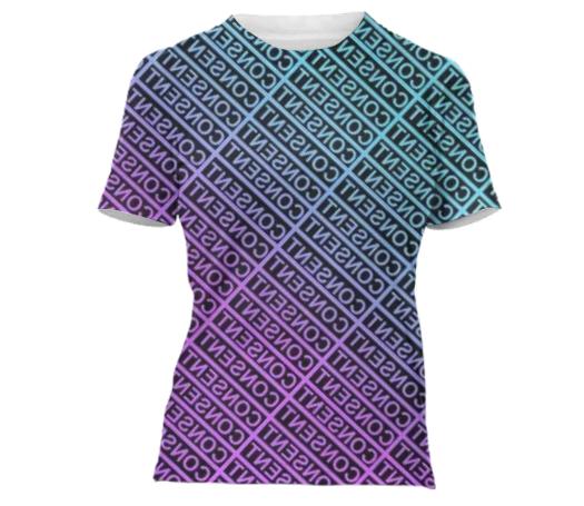 consent pink blue tshirt 0