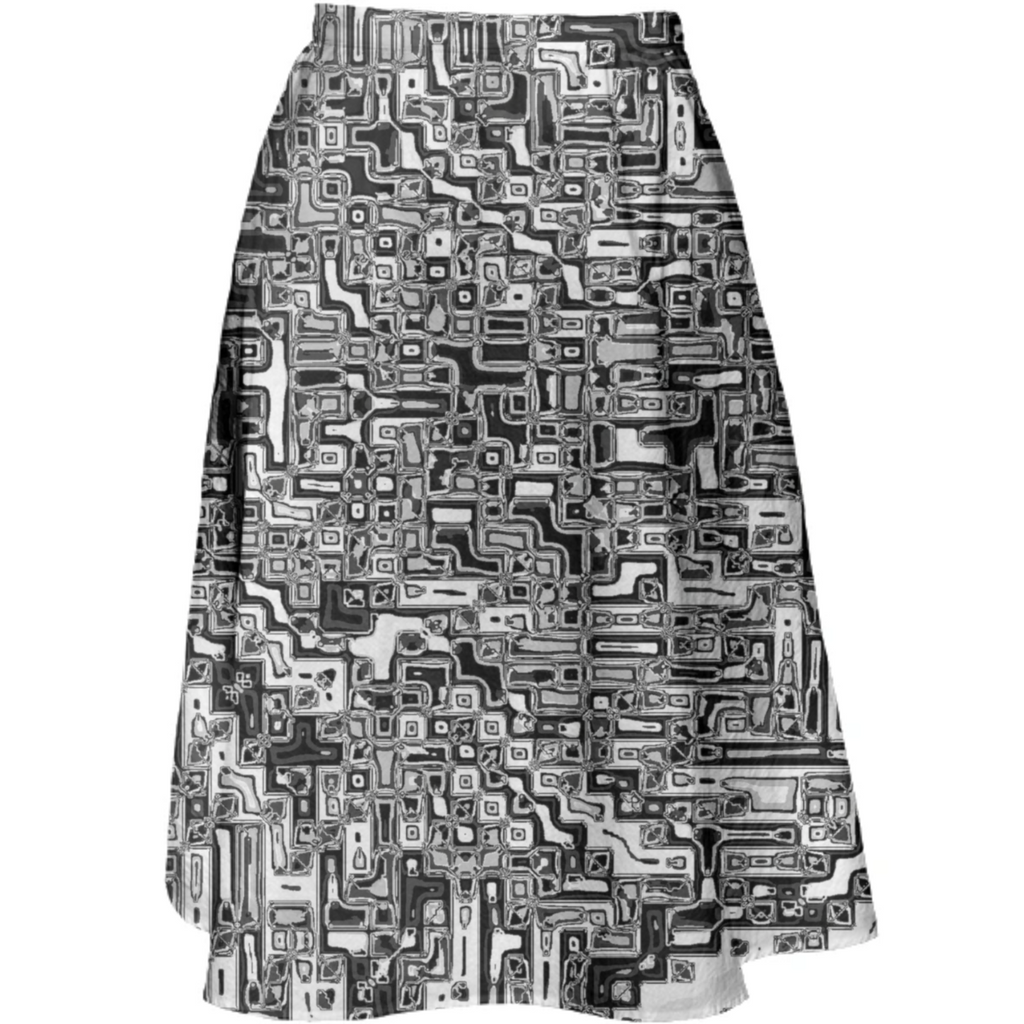 squared white black