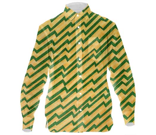 Green Static LS Shirt