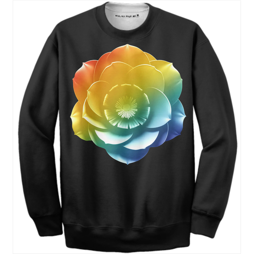 Rainbow gradient flower