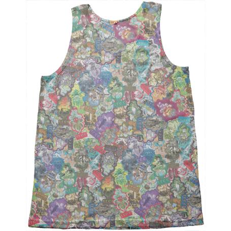All Over Trees Mesh Tank Top