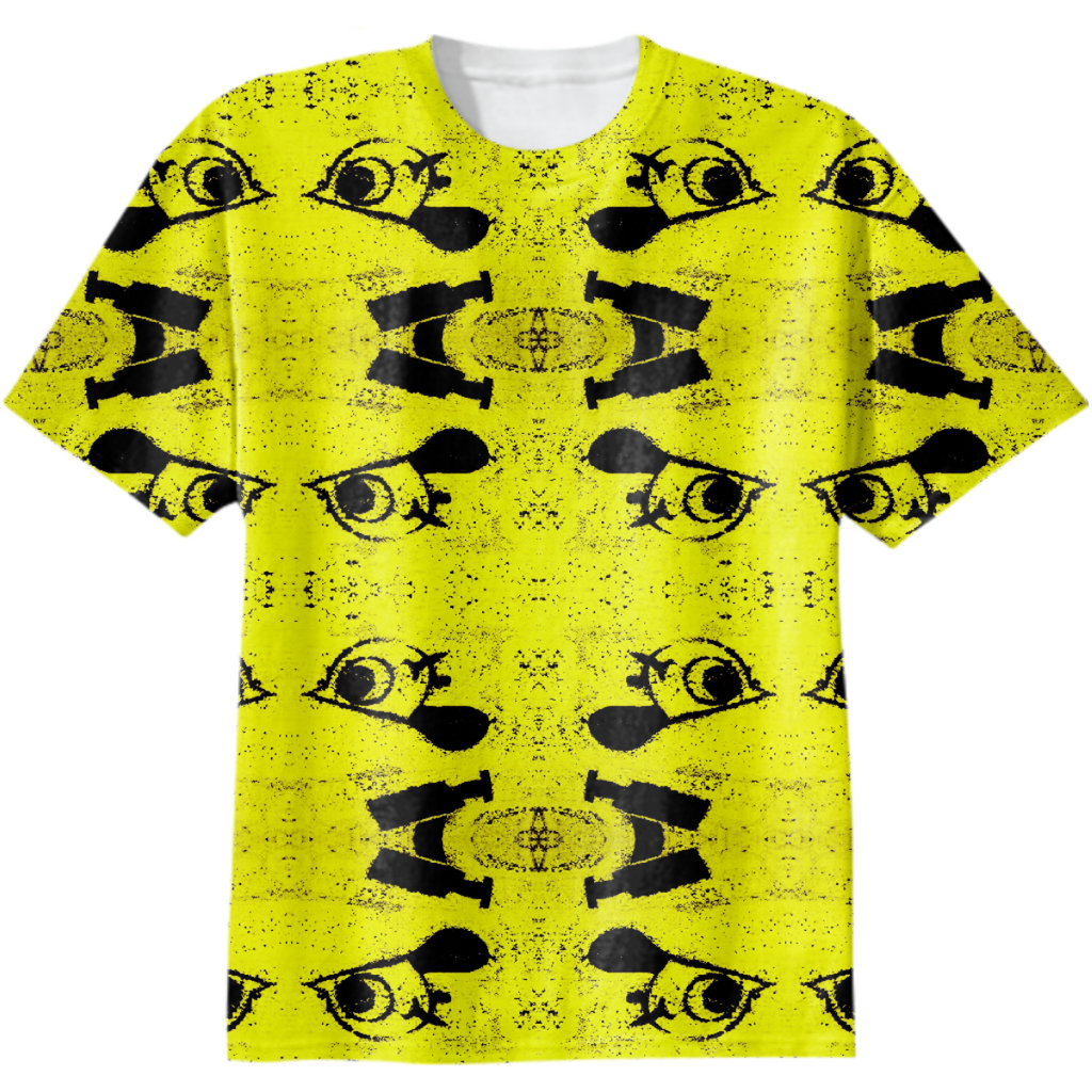 Yellow on birds Cotton T-shirt