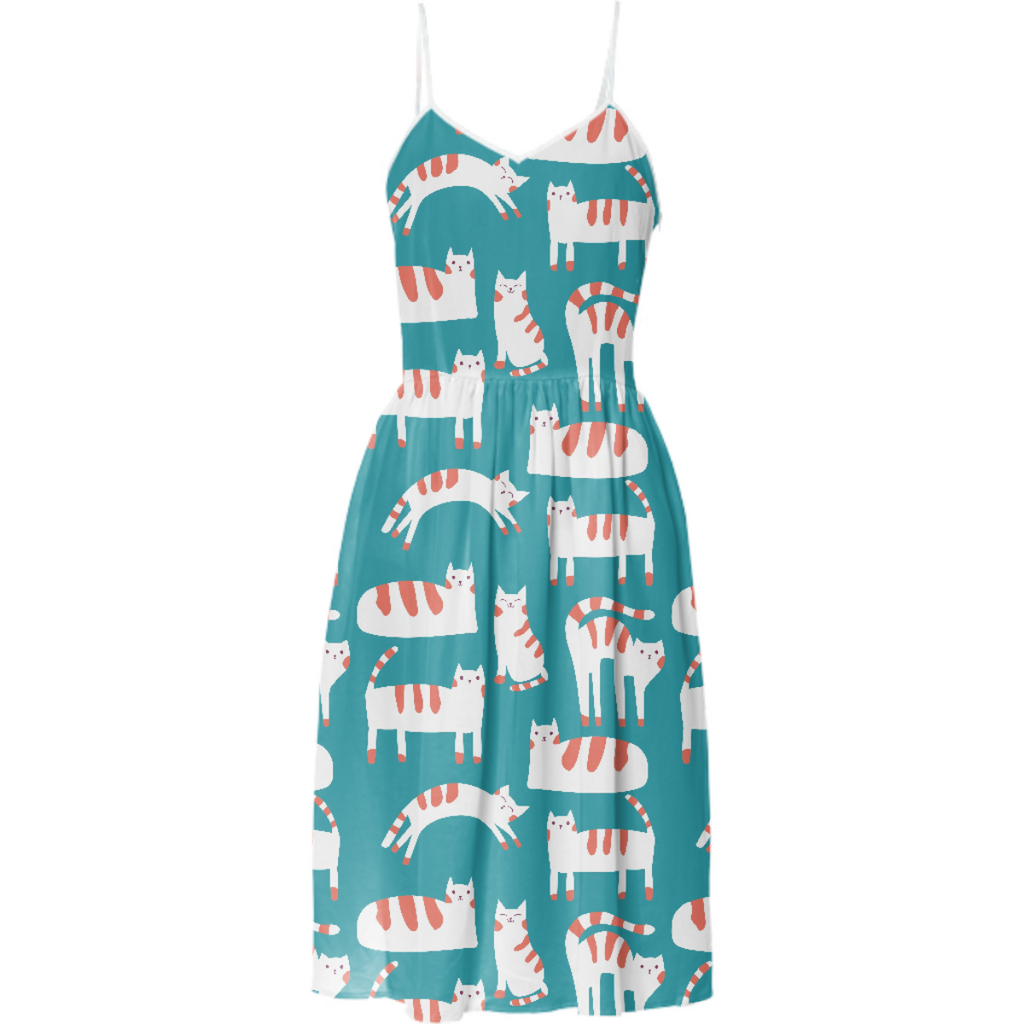 Cats Summer Dress