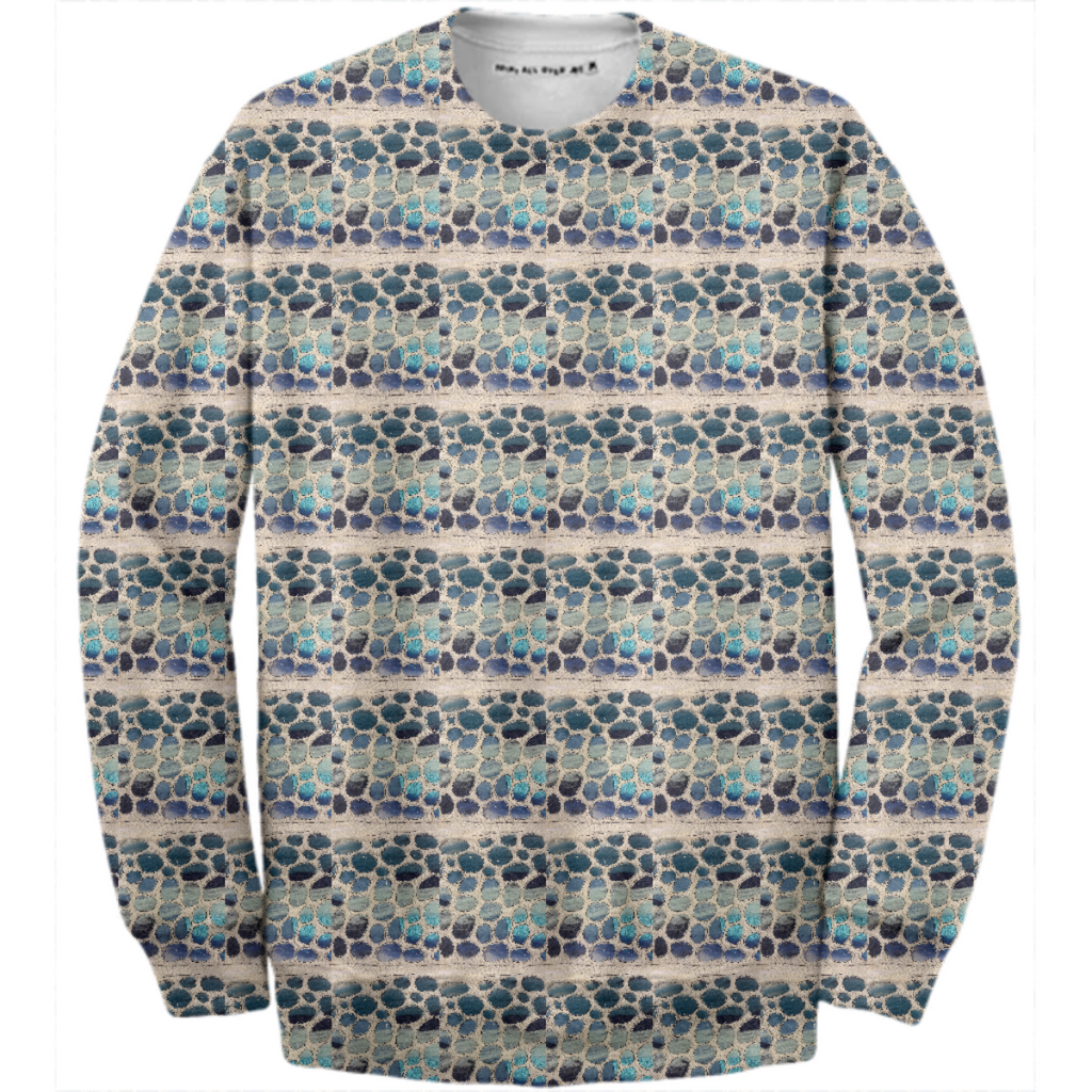 reverse applique sweatshirt
