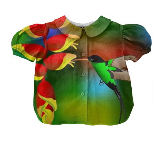 Hummingbird kids top