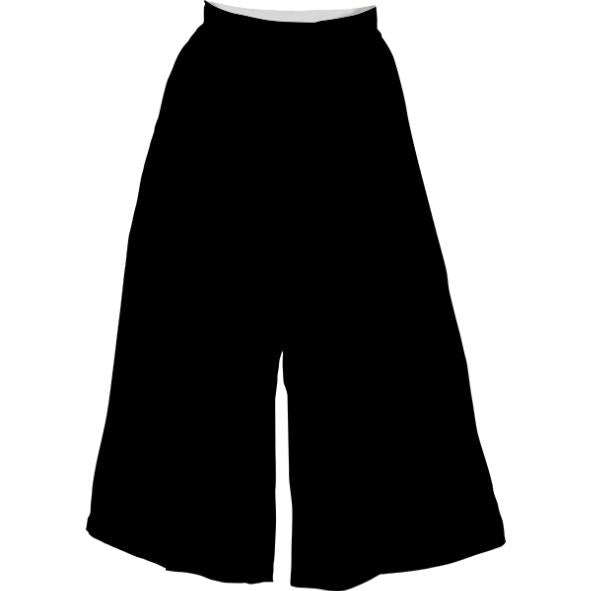 Black Culotte Pants