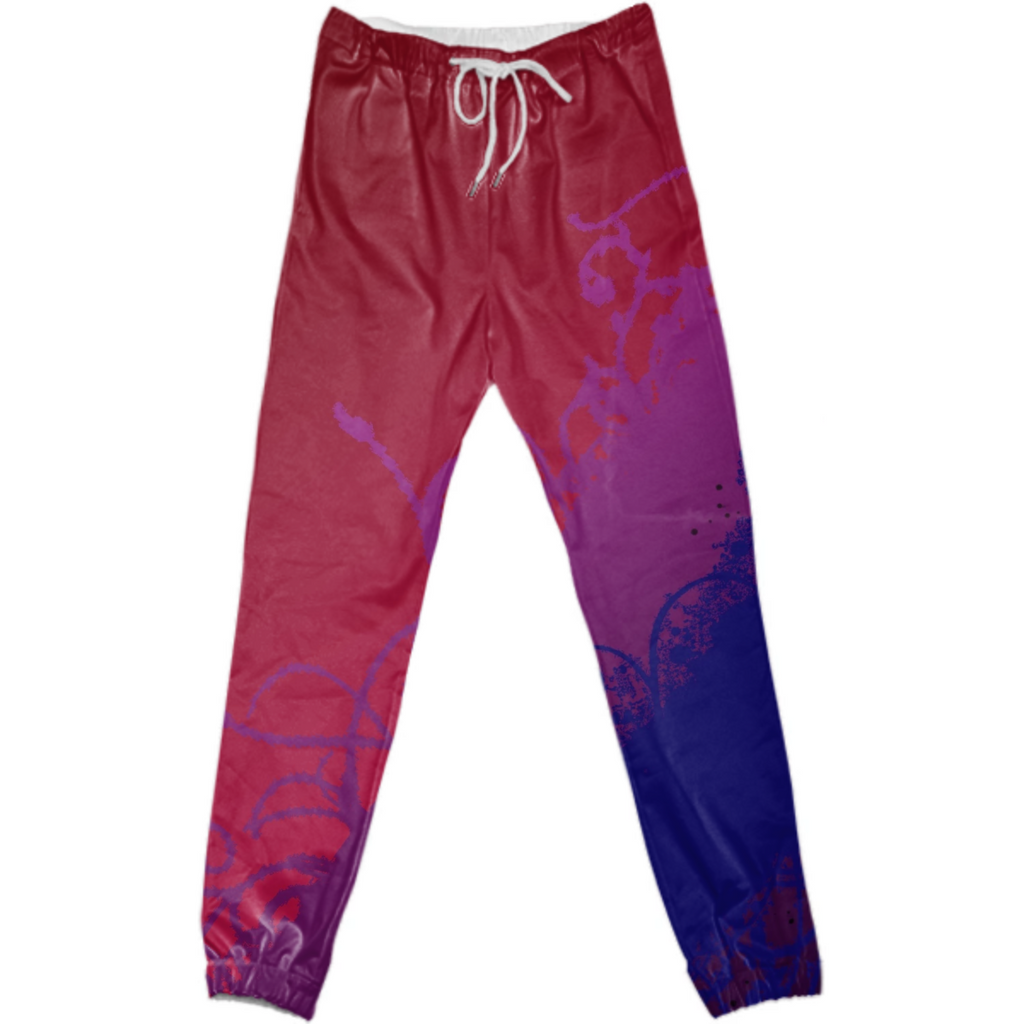 dark blue red