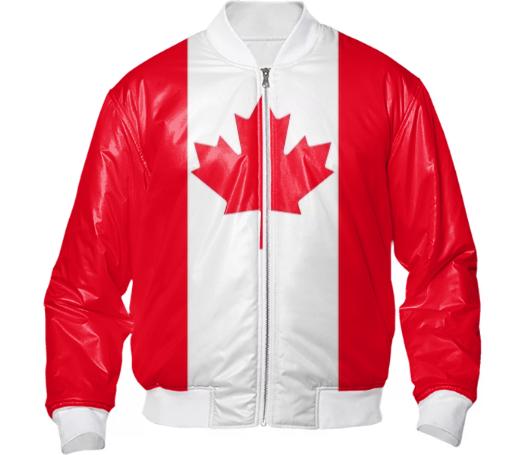 Canada Flag Bomber Jacket