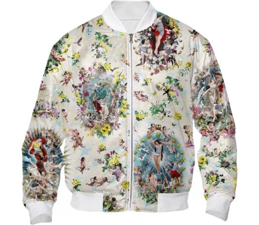 Gaultier Angel Toile bomber jacket