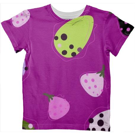 Kids artistic Tshirt FIGS PURPLE