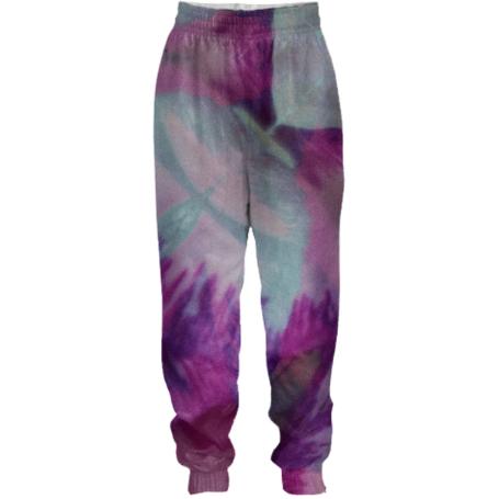 Abstract Floral Tracksuit Pants