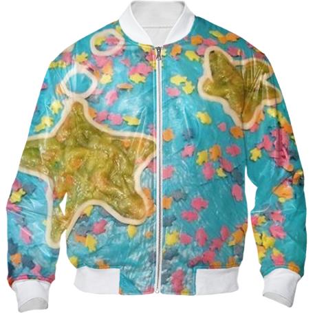 Ocean Cake Bomber Jacket