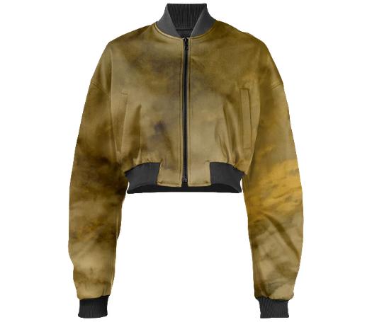 Gabriel Held Cropped Bomber Jacket