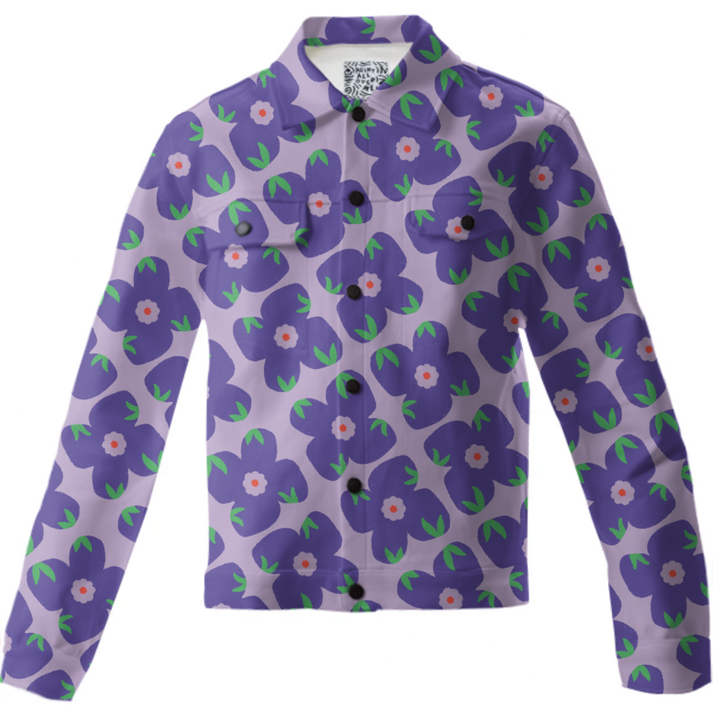 Flower Power Twill Jacket
