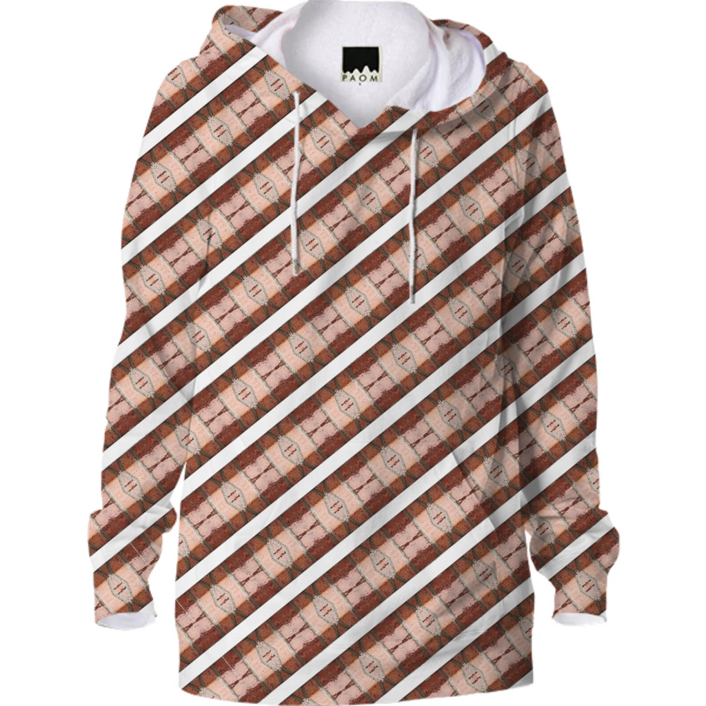 White stripes brick geometric