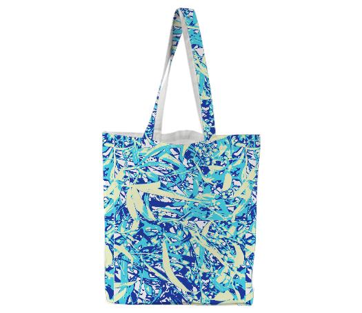 Blue Gum Leaves Tote Bag