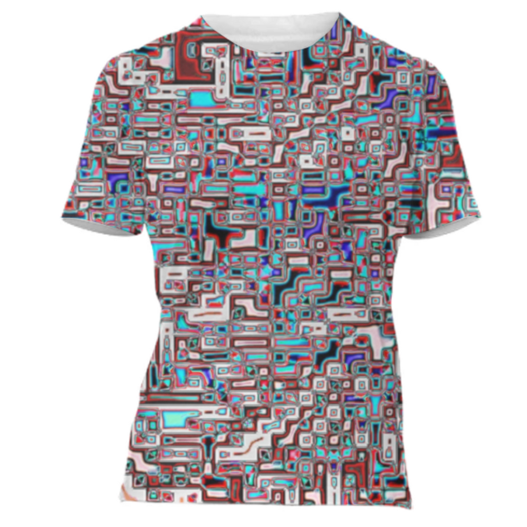 squared red blue