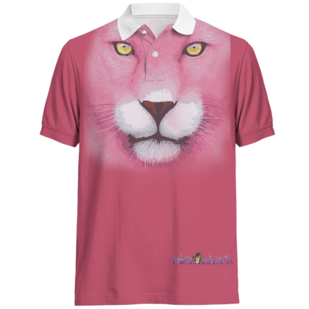 MetaCloth Pink Lion Polo