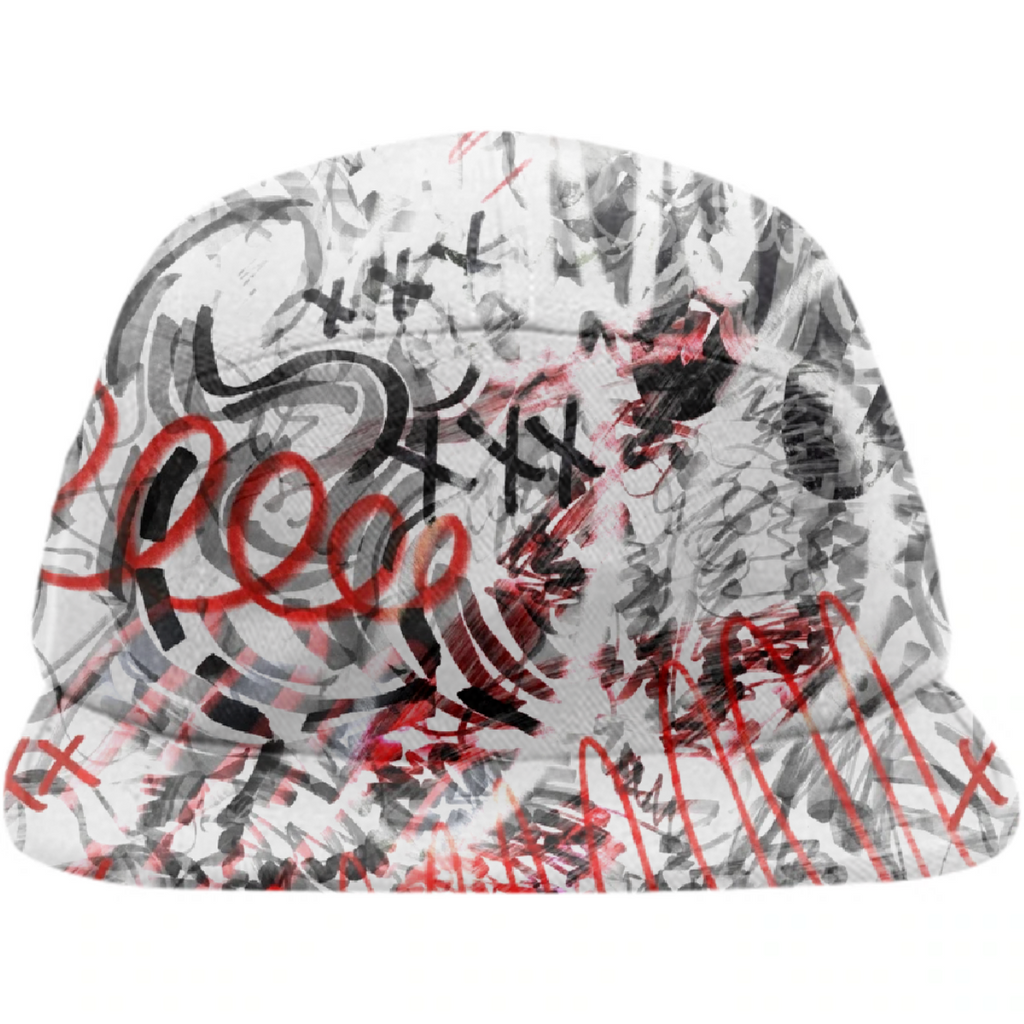 Scribble art graffiti seamless pattern trash polka urban style