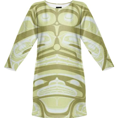 yellow tootah sweater dress