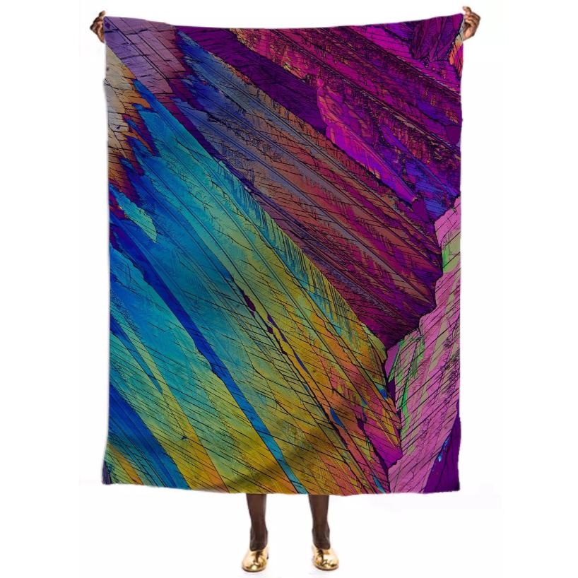 Parrot Feathers Crystal VP Scarf