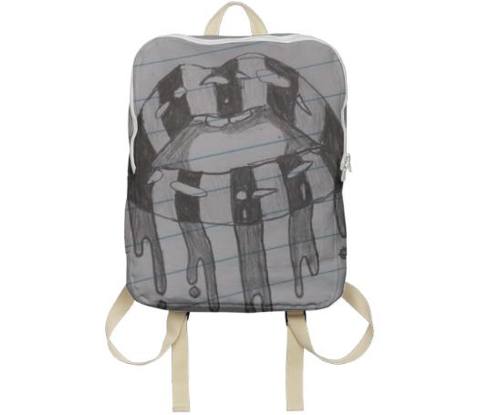Notebook Lips Backpack
