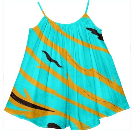 KIDS ARTISTIC DRESS MOROCCO BLUE