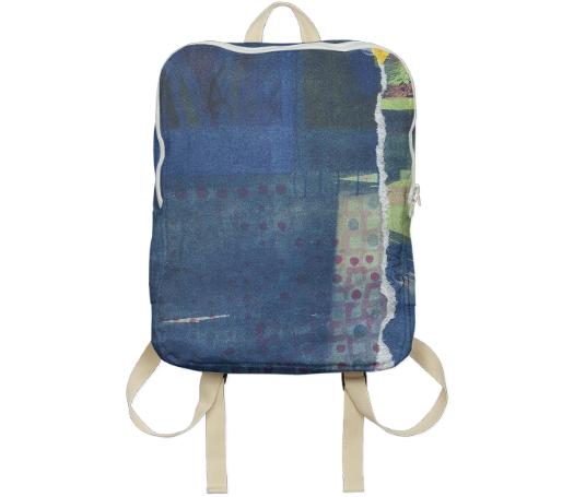 Cyanotype Collage Backpack