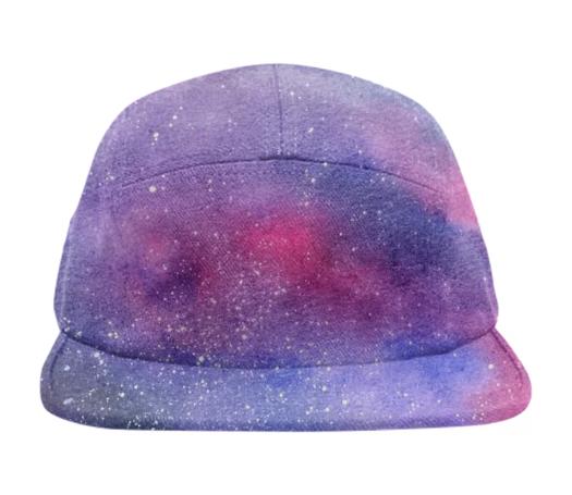 Violet galaxy baseball hat