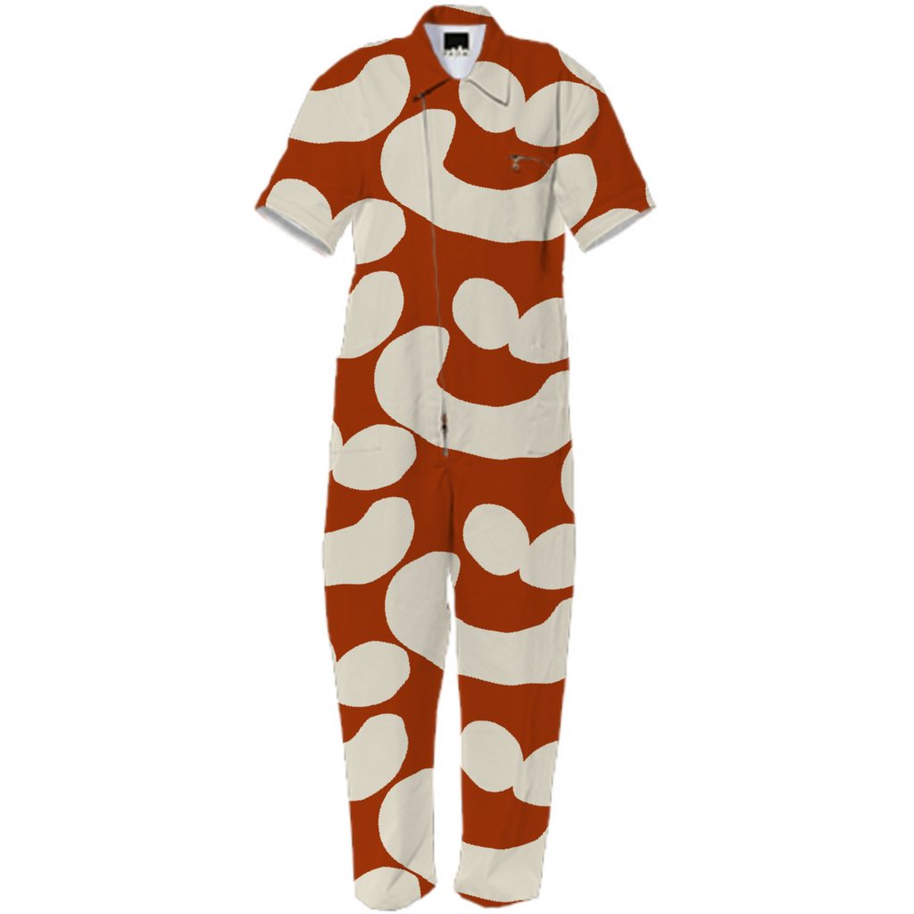 “ L.O.V.E ” Red Edition Pattern Jumpsuit