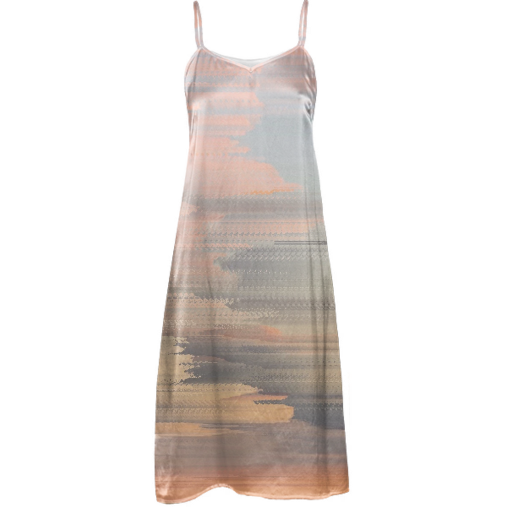 Sunset Silk Dress