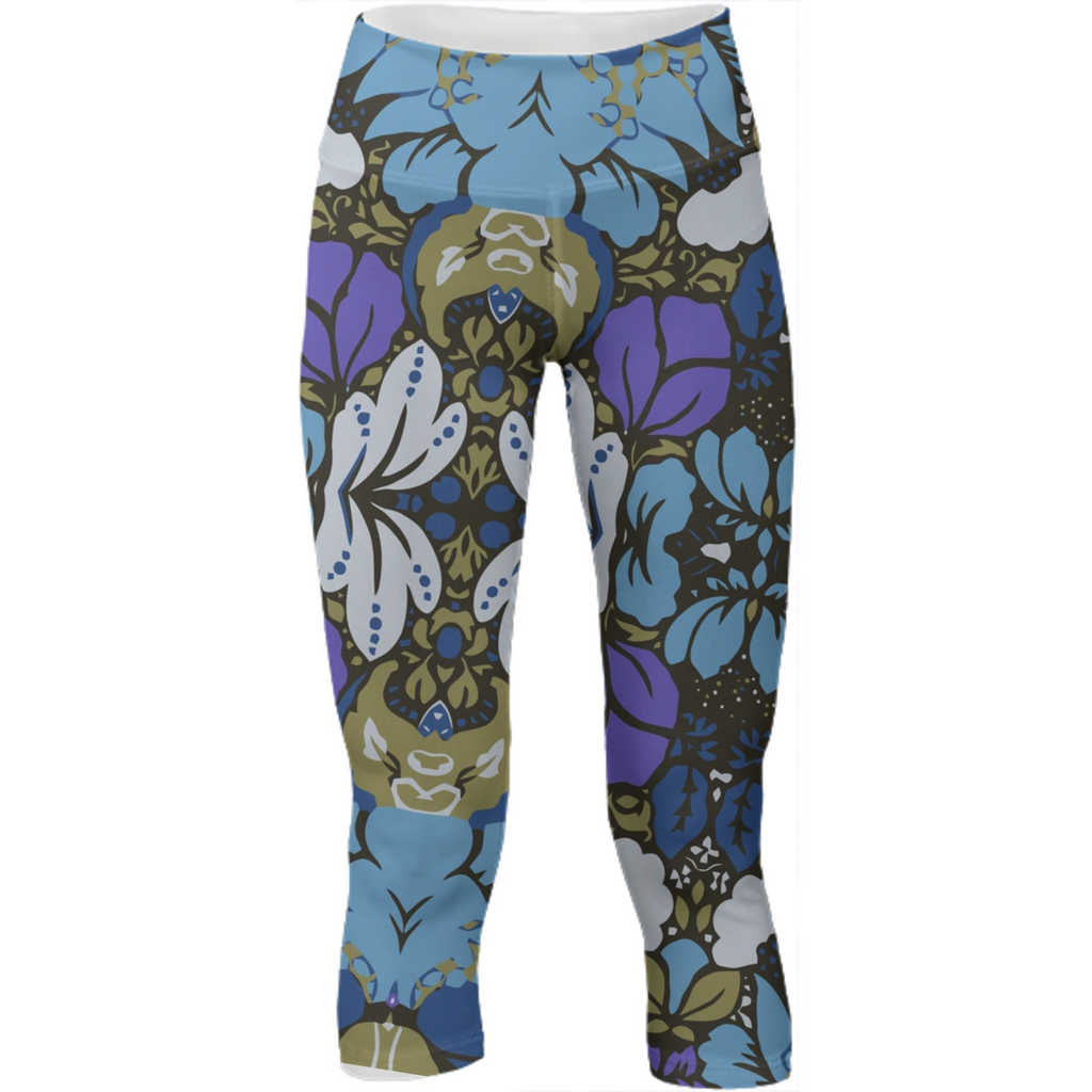 Patternova midnight bloom yoga pants