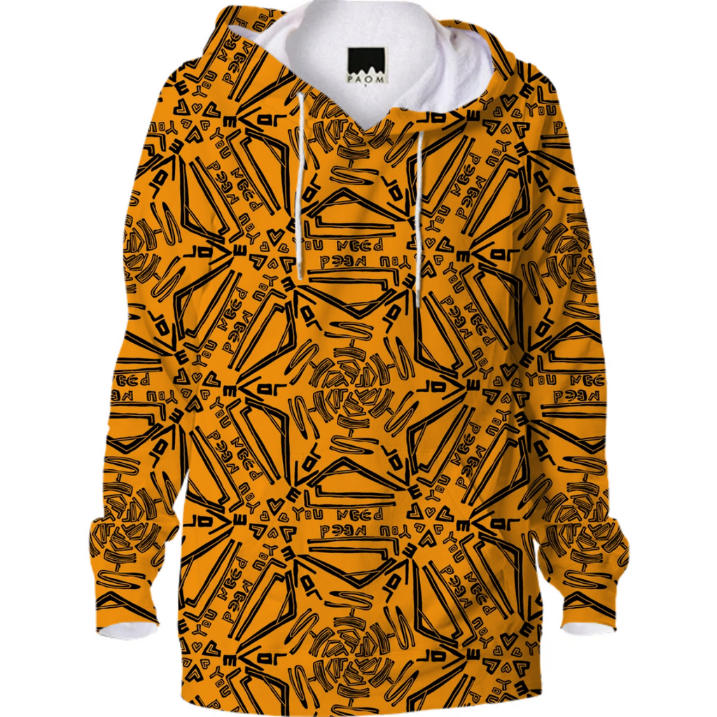 Love is all you need geometric pattern